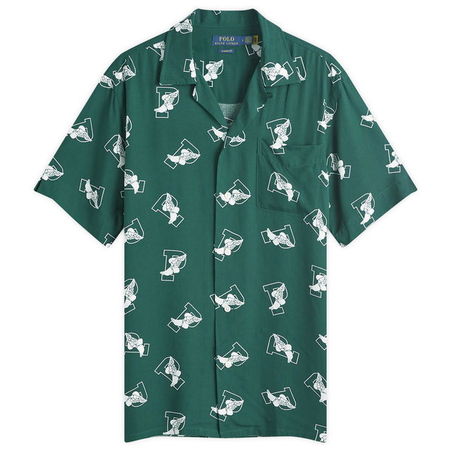 Wings Print Vacation Shirt