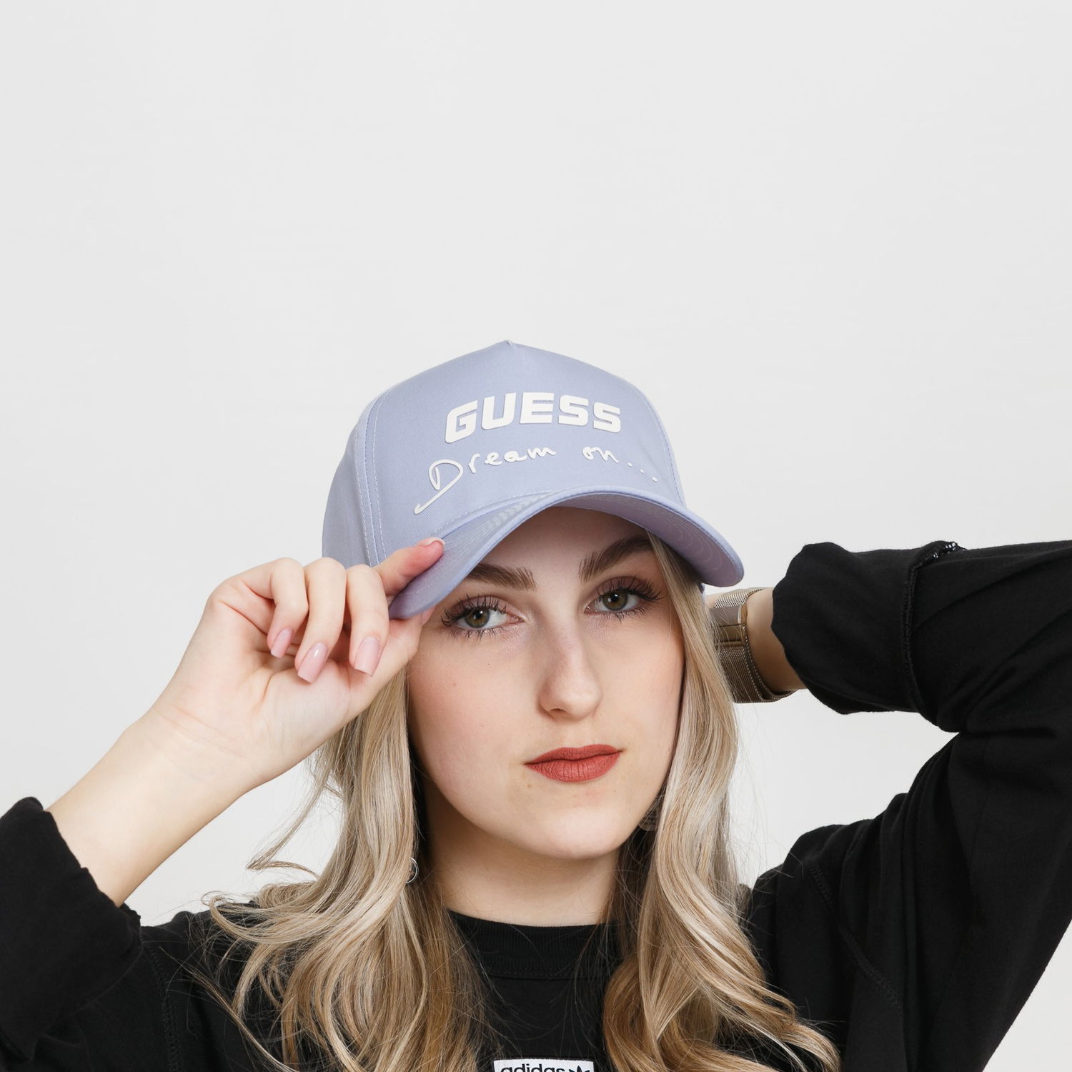 Шапка с козирка GUESS Dalya Baseball Cap Синьо | V3GZ01WO08O-G7HP, 0