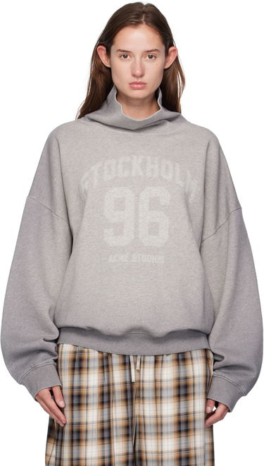 Пуловер Acne Studios Acne Studios High-Neck Turtleneck Sweatshirt Сиво | AI0166-, 0
