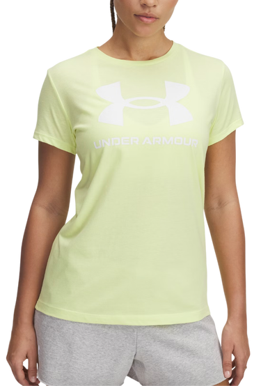 Тениска Under Armour Under Armour Rival Logo Short Sleeve T-Shirt Жълто | 1356305-727, 0