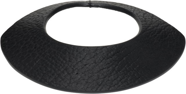 Rick Owens Concordians Anthem Textured Leather Collar Necklace