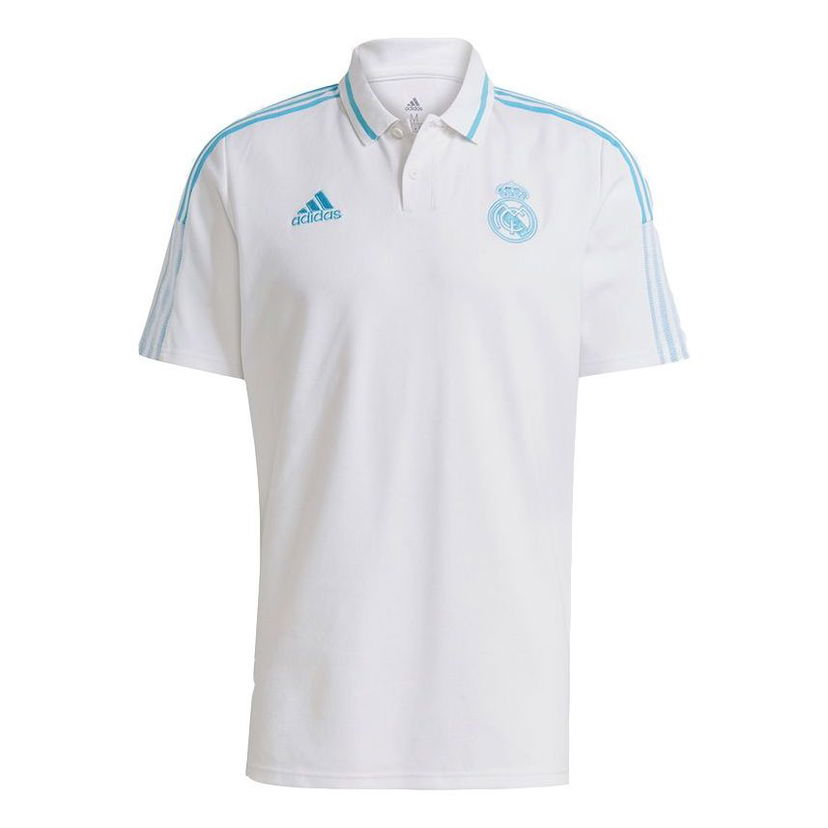 Поло тениска adidas Originals Real Madrid Polo Shirt Бяло | GS0403