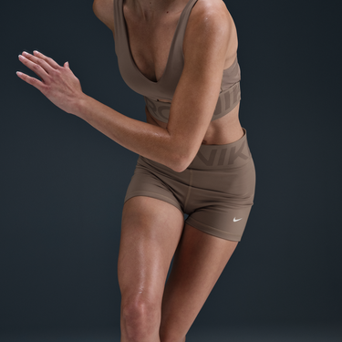 Сутиен Nike Pro Sculpt High-Waisted 3" Bike Shorts Кафяво | FV7033-233, 3