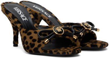 Аксесоари Versace Versace Leopard Opera Bow Heeled Sandals Кафяво | 1018239_1A13307_6N30V, 3