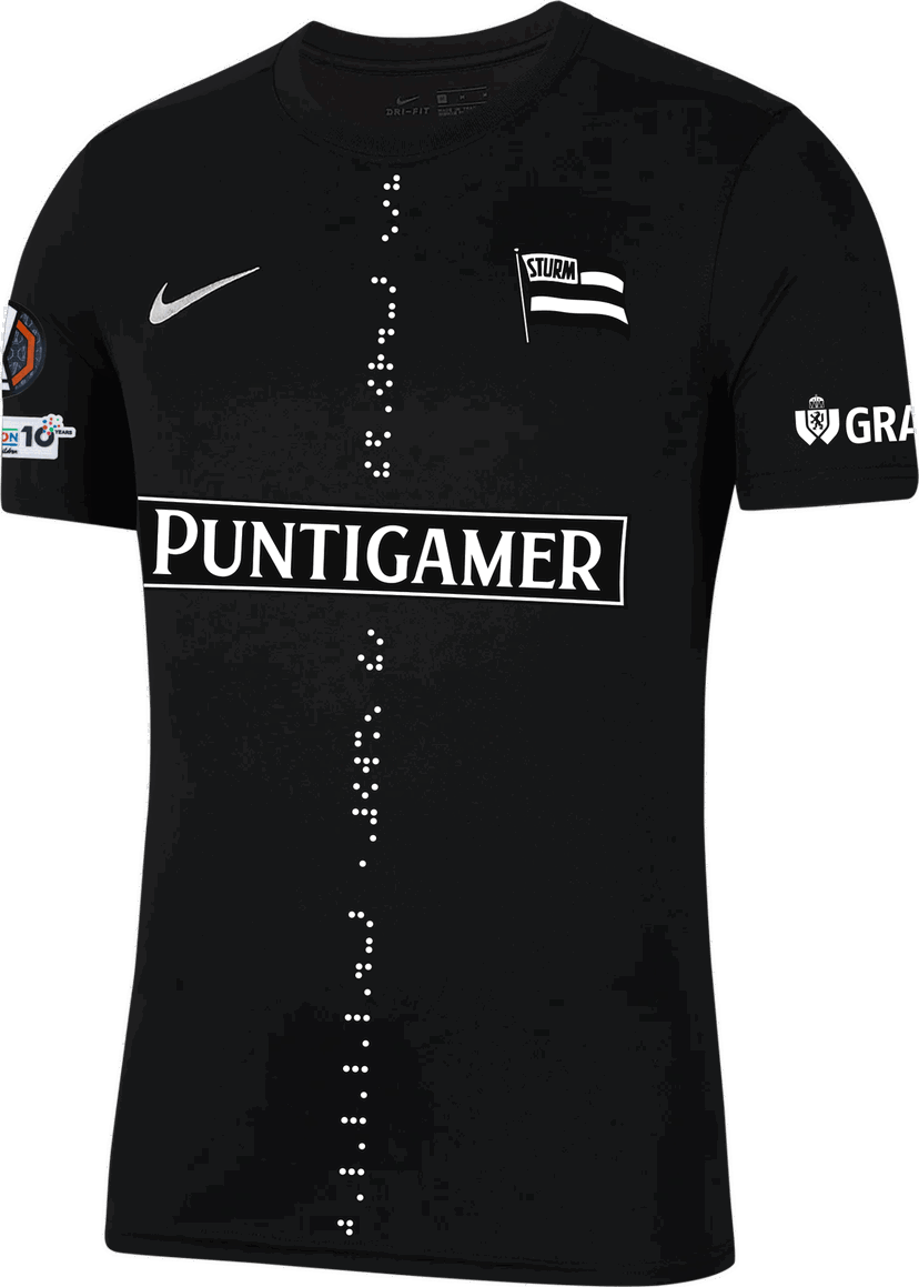 Фланелка Nike SK Sturm Graz Short-Sleeve Football Jersey 2025/2026 Черно | 6stgbv6708-010