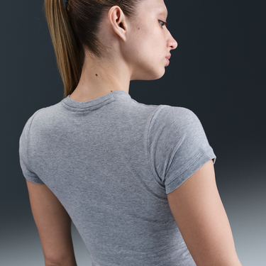 Съкратен топ Nike Sportswear Goddess T-Shirt Сиво | IM0331-063, 1