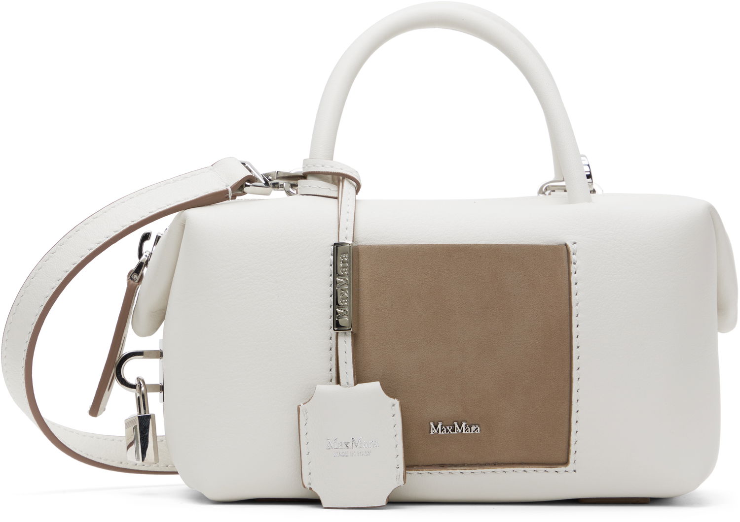 Дамска чанта Max Mara Max Mara Small Holdall Bag Бяло | 2514511101600, 0