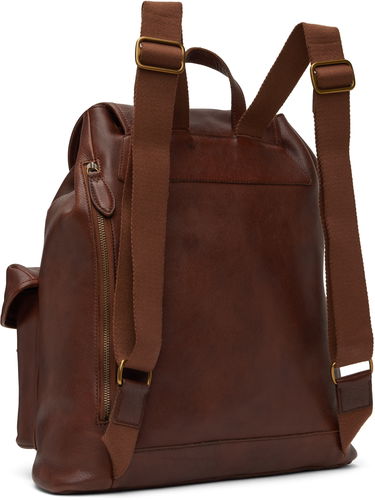 Раница Polo by Ralph Lauren Ralph Lauren Heritage Leather Backpack Кафяво | 405946036001, 2