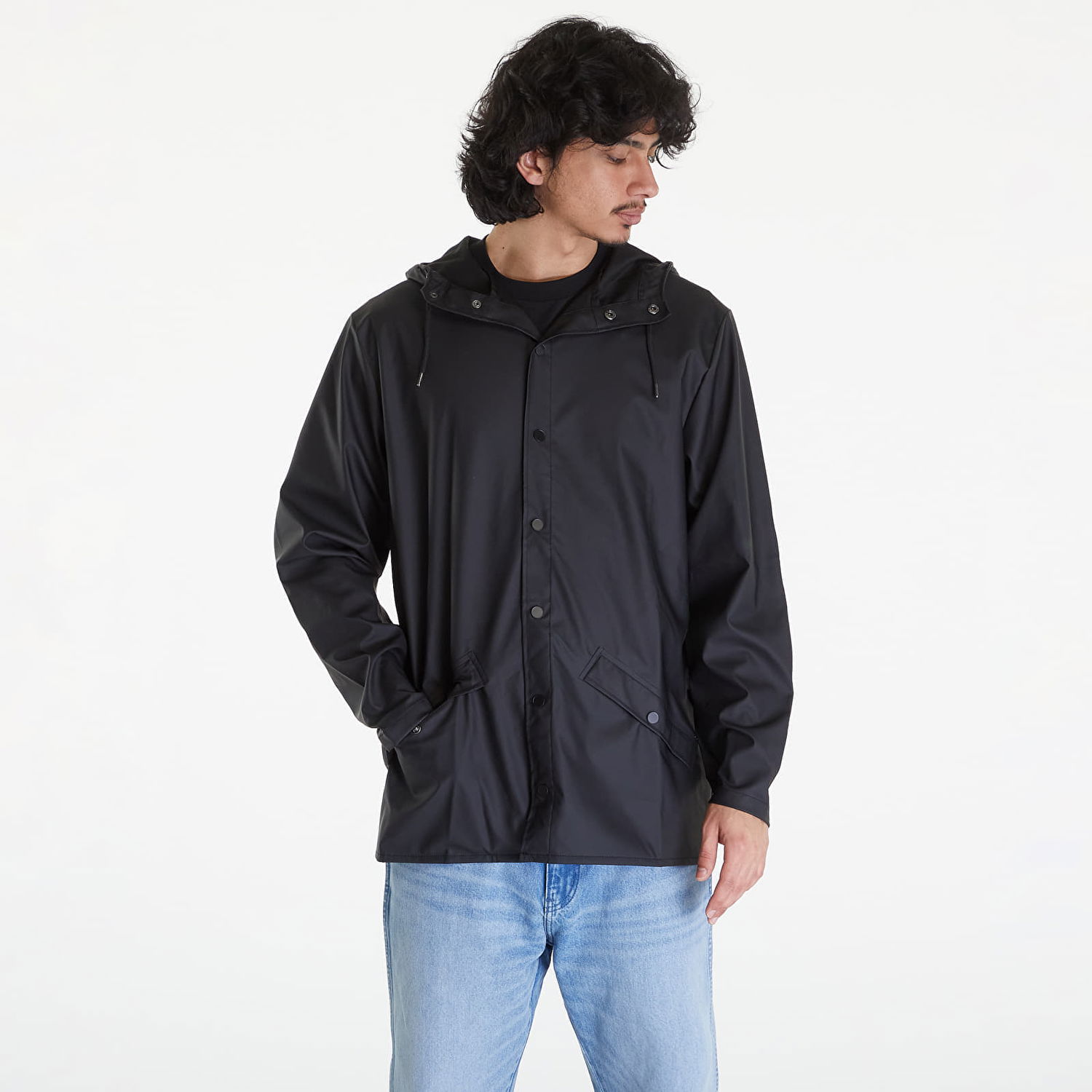 Дъждобран Rains Hooded Rain Jacket Черно | 12010 01 Black, 0