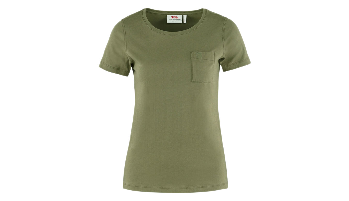 Тениска FJÄLLRÄVEN Övik T-Shirt Зелено | F83525-620, 0