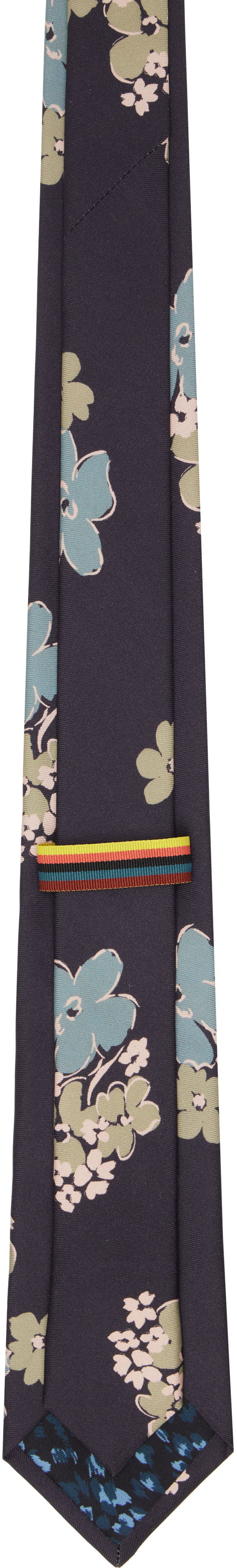 Шал Paul Smith Paul Smith Cosmos Flower Tie Тъмно синьо | M1A-0TIE-PT376-49, 1