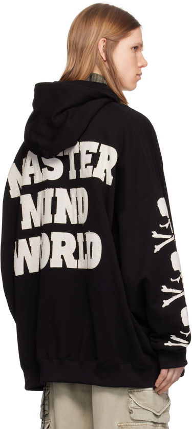 Суитчър Mastermind WORLD Mastermind World Oversized Skull Crossbones Zip Hoodie Черно | MW25S14-SW026-015, 2