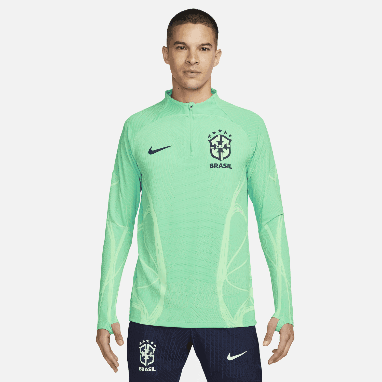 Тениска Nike Dri-FIT Brazil Strike Elite ADV Football Drill Top Зелено | DH6421-369, 0