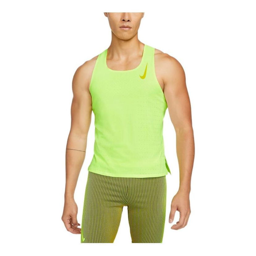 Потник Nike AeroSwift Pullover Running Vest Зелено | CJ7836-702