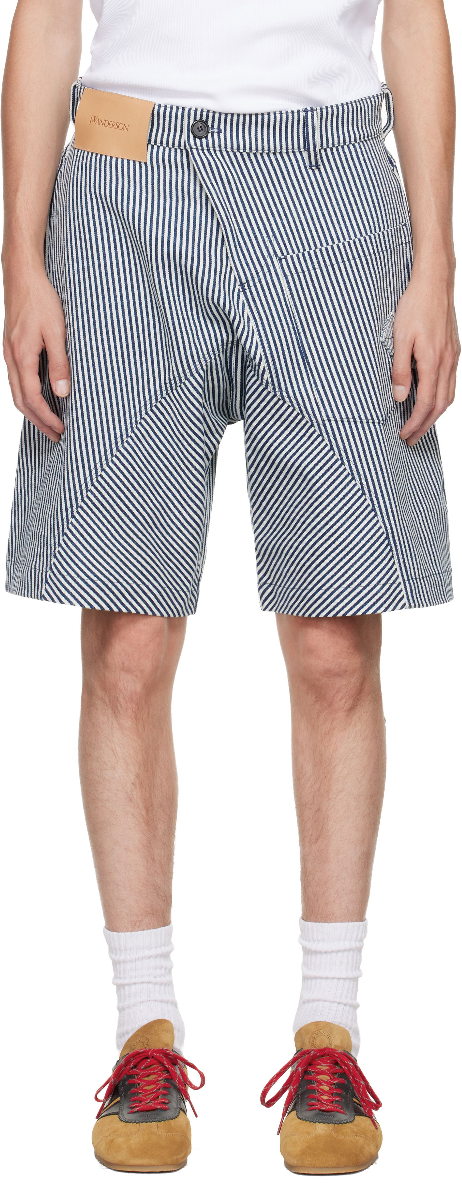 Къси панталони JW Anderson JW Anderson Twisted Workwear Shorts Тъмно синьо | SR0124-PG1819, 0