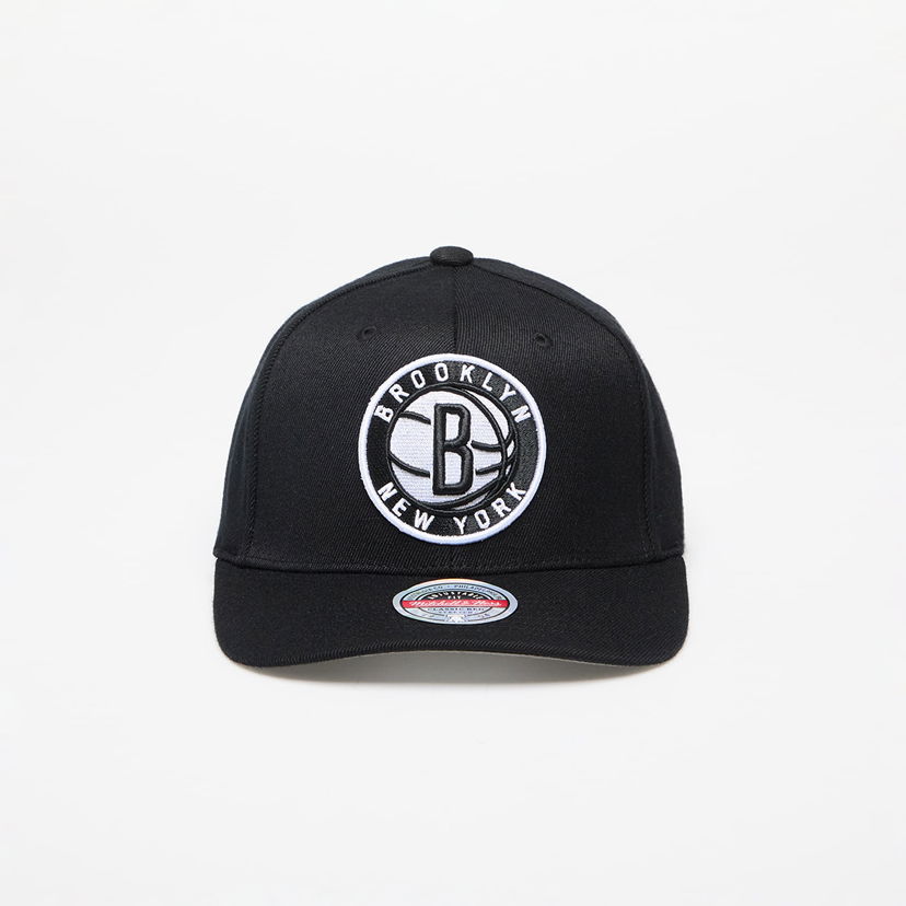 Шапка с козирка Mitchell & Ness Brooklyn Nets Team Ground 2.0 Stretch Snapback Black Черно | HHSS3257-BNEYYPPPBLCK