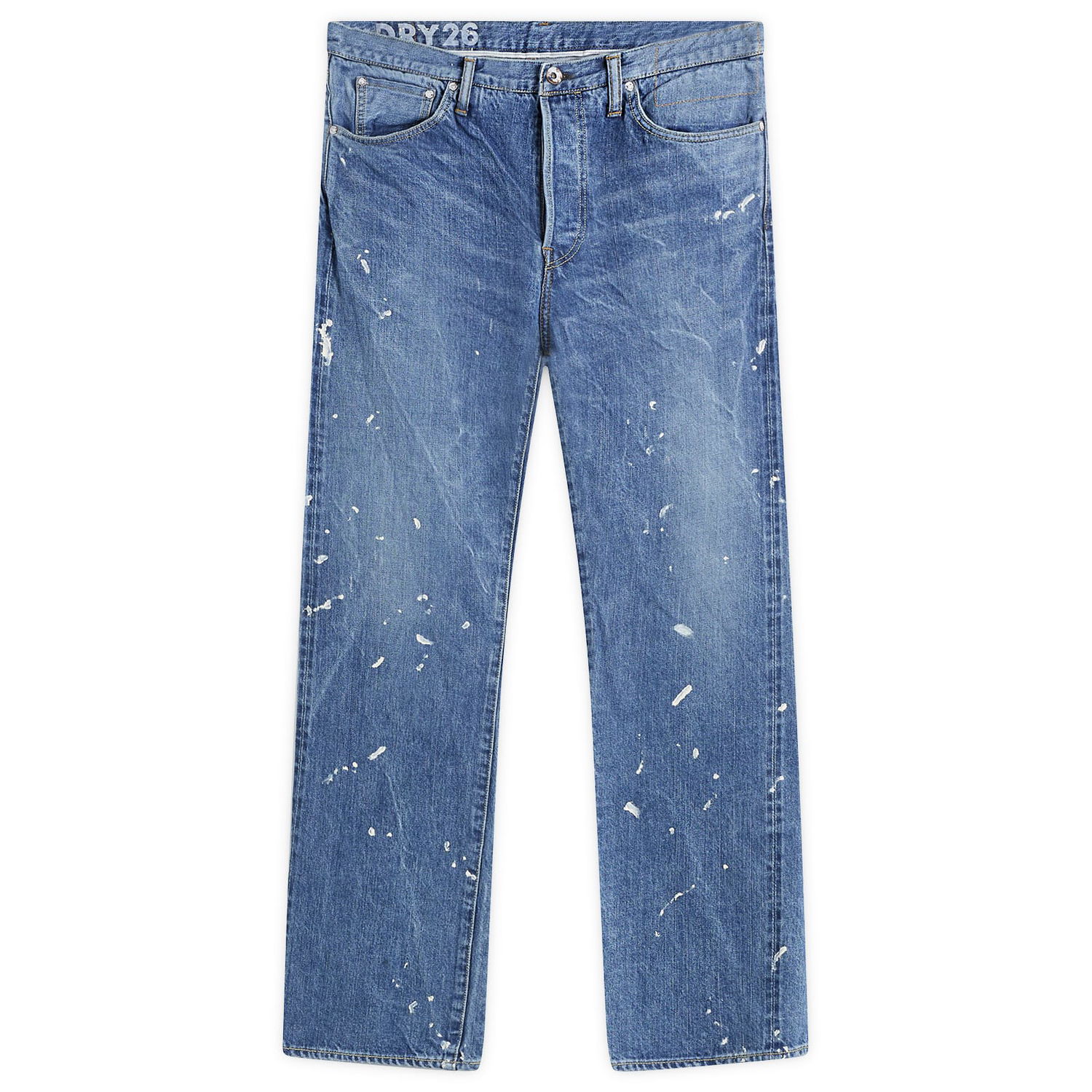 Дънки visvim Social Sculpture 11 Paint Splatter Distressed Jeans Синьо | 0125205005012, 1