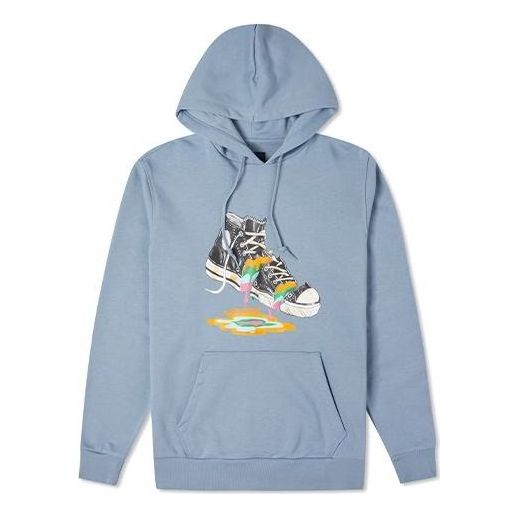 Суитчър Converse Converse Graphic Print Pullover Hoodie Синьо | 10022937-A03, 0