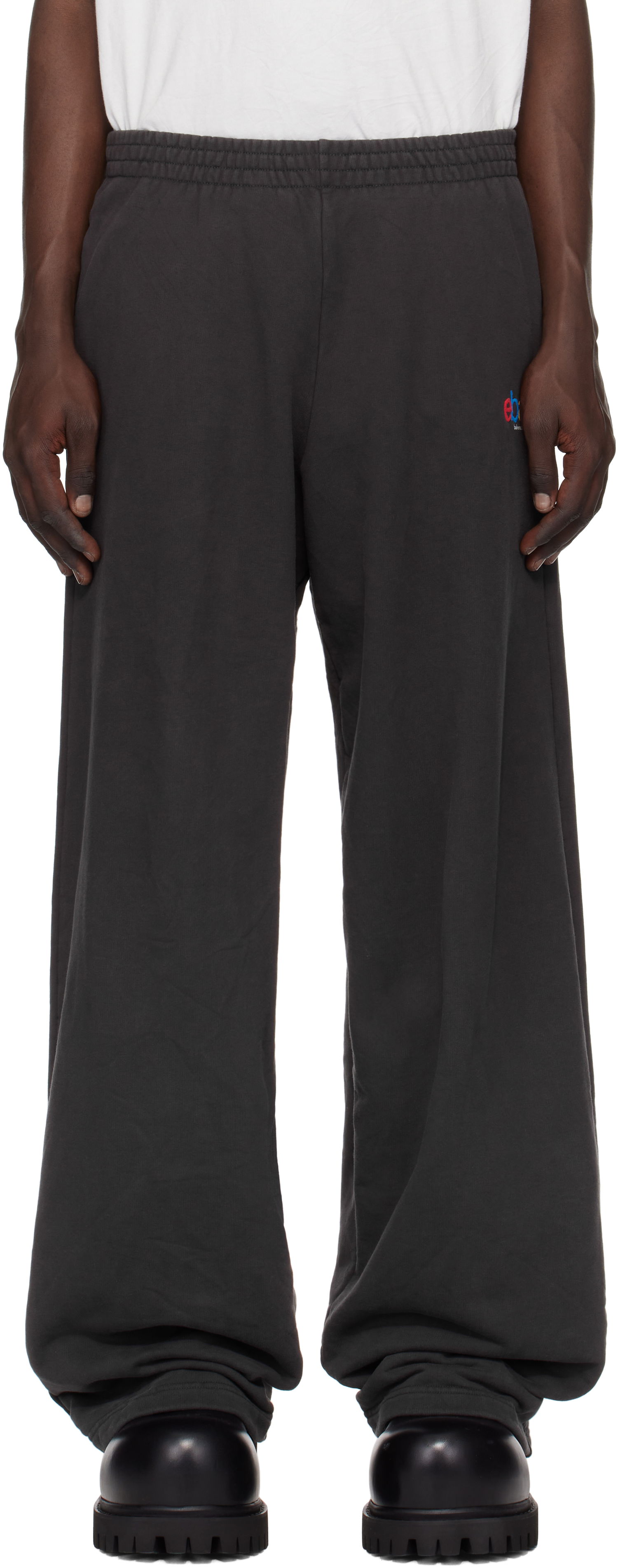 Спортни панталони Balenciaga Balenciaga eBay Edition Baggy Sweatpants Сиво | 803266TRVD21055, 0