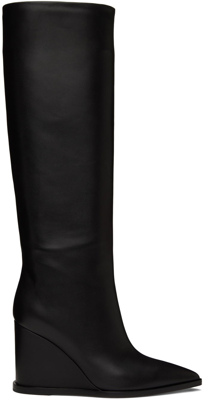 Палта Gianvito Rossi Gianvito Rossi Hamnes Wedge Tall Boots Черно | G80394.85RIC.VGI