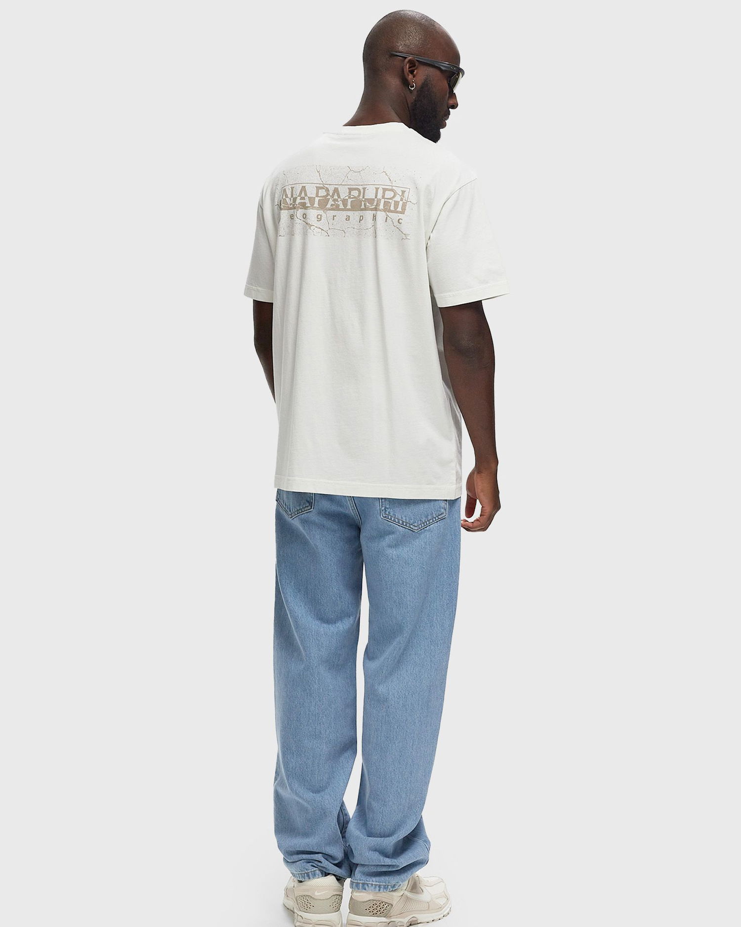 Тениска Napapijri T-Shirt Box Logo Бяло | NP0A4I342061, 1