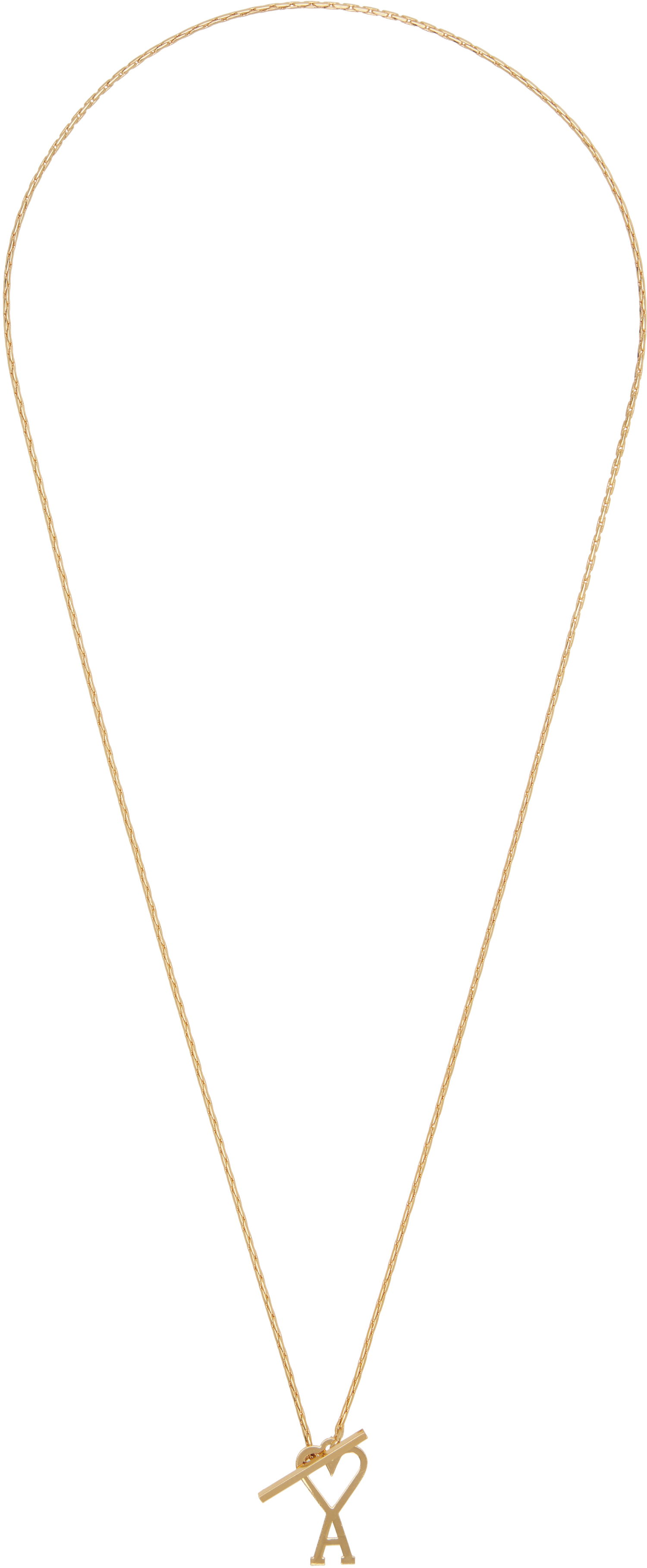 Колие AMI Chain Necklace Бежово | UJW916.361, 1