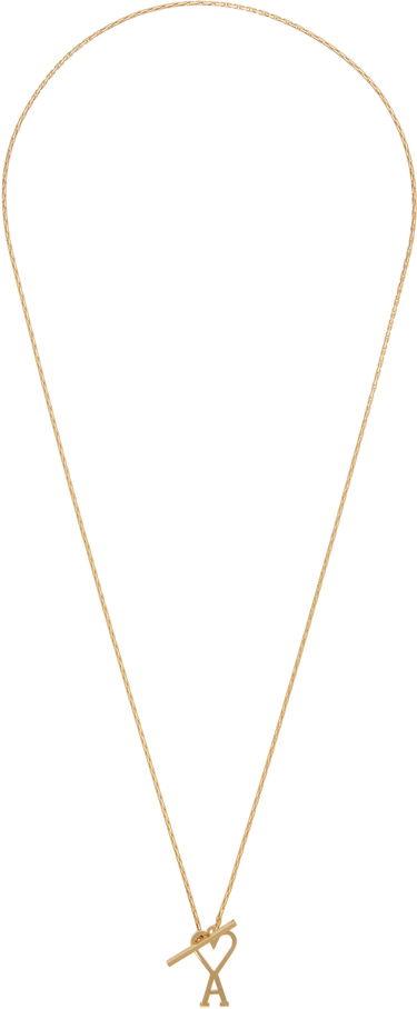 Колие AMI Chain Necklace Бежово | UJW916.361, 1