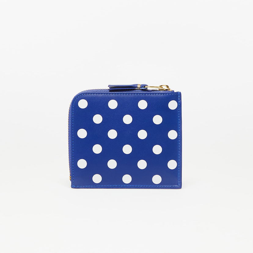 Портфейл Comme des Garçons Polka Dots Printed Navy Тъмно синьо | SA3100PD navy