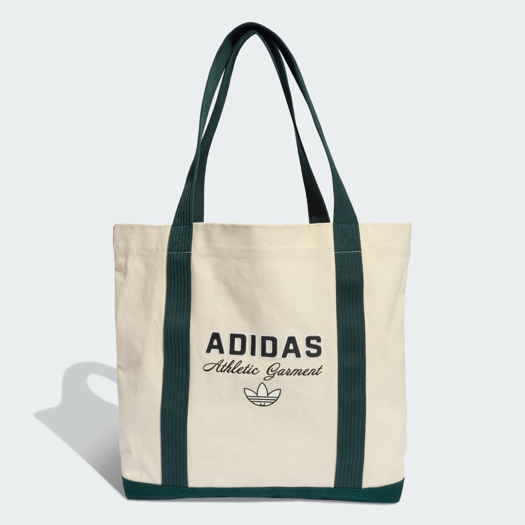Голяма пазарска чанта adidas Performance Canvas Tote Bag Бежово | KF2041, 0
