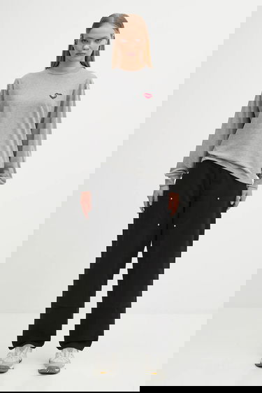 Тениска Carhartt WIP Long Sleeve Heart Patch T-Shirt Сиво | I035469.39NXX, 4