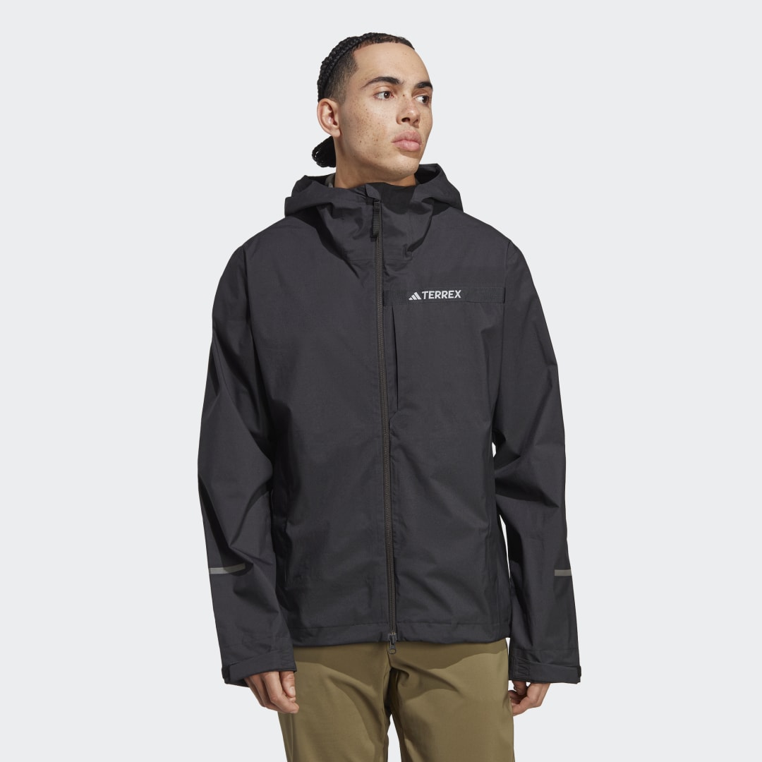 Ветровка adidas Originals Terrex Multi RAIN.RDY 2.5-Layer Rain Jacket Черно | HM4051, 0