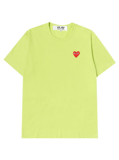 Тениска Comme des Garçons PLAY Mini Heart Solid Tee Жълто | P1T2722