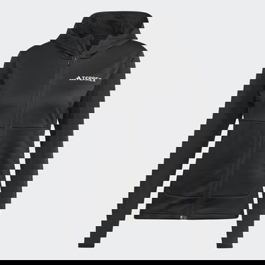 Яке adidas Performance Terrex Xperior Light Fleece Hooded Jacket Черно | IB1823, 4