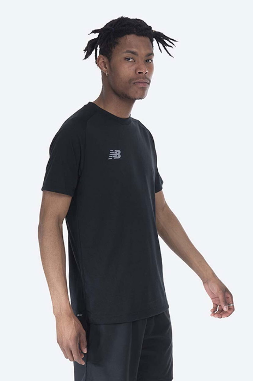 Тениска New Balance T-Shirt with Logo Черно | EMT9044BK