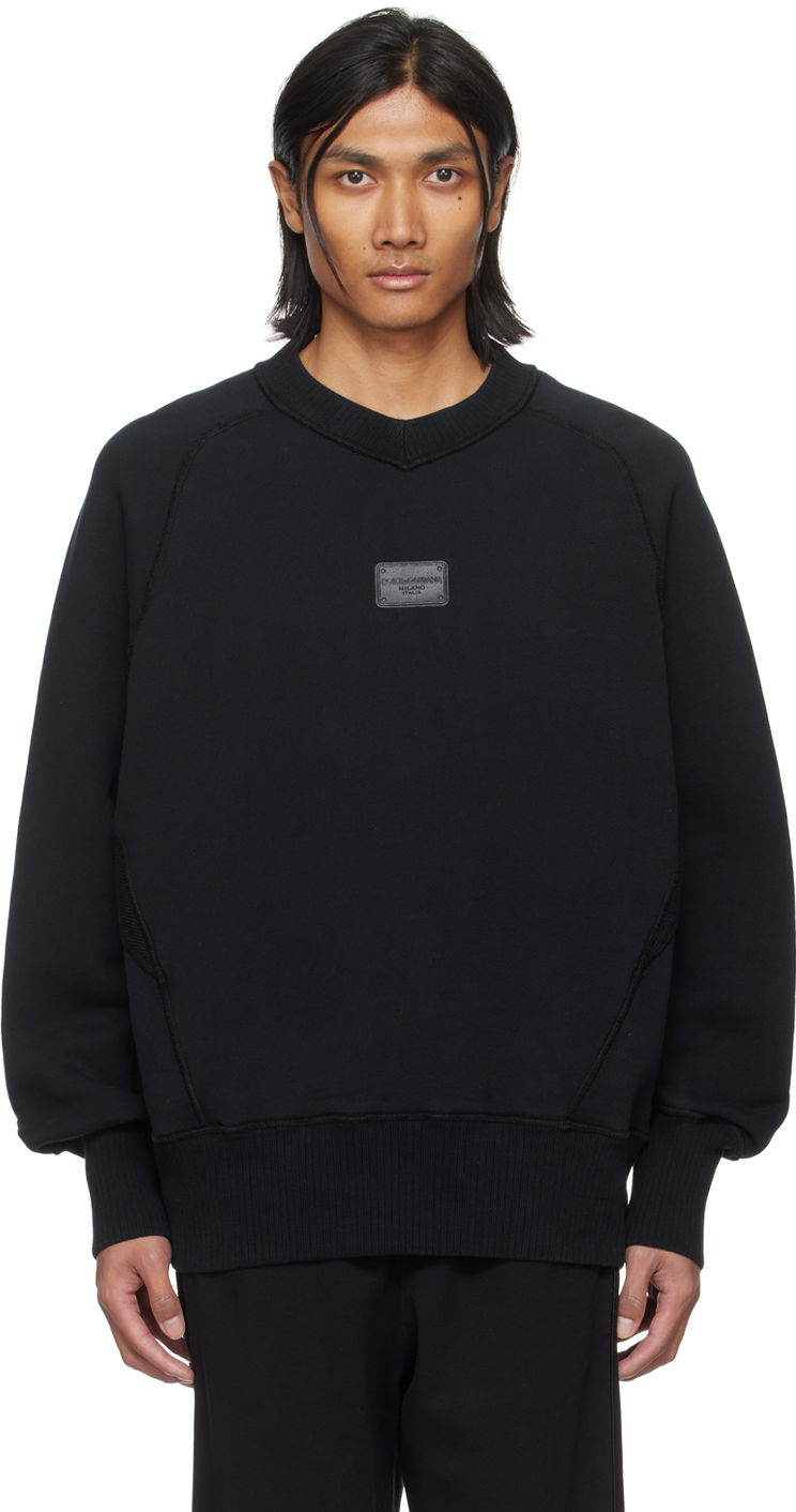Суитчър Dolce & Gabbana Marina Sweatshirt Черно | G9ASTTG7K3Y, 0