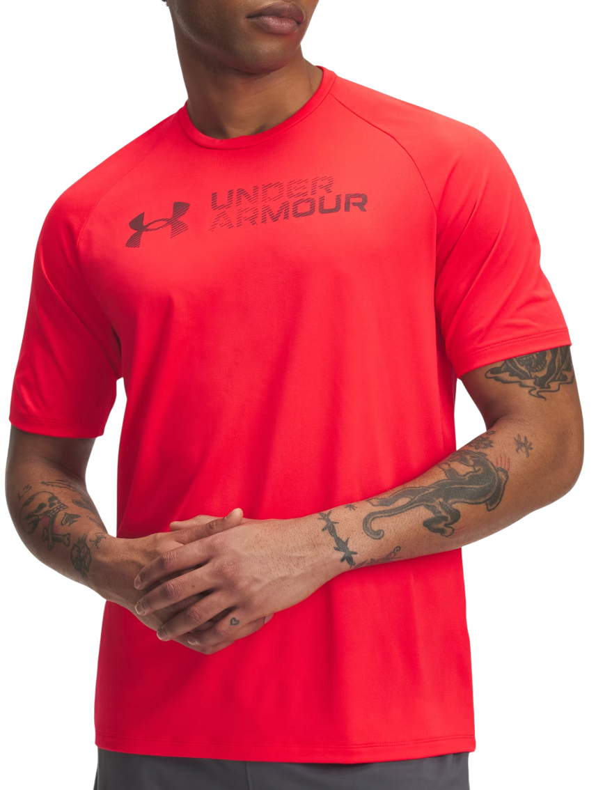 Тениска Under Armour Tech Reflective Short Sleeve T-Shirt Червено | 6005116-713, 0