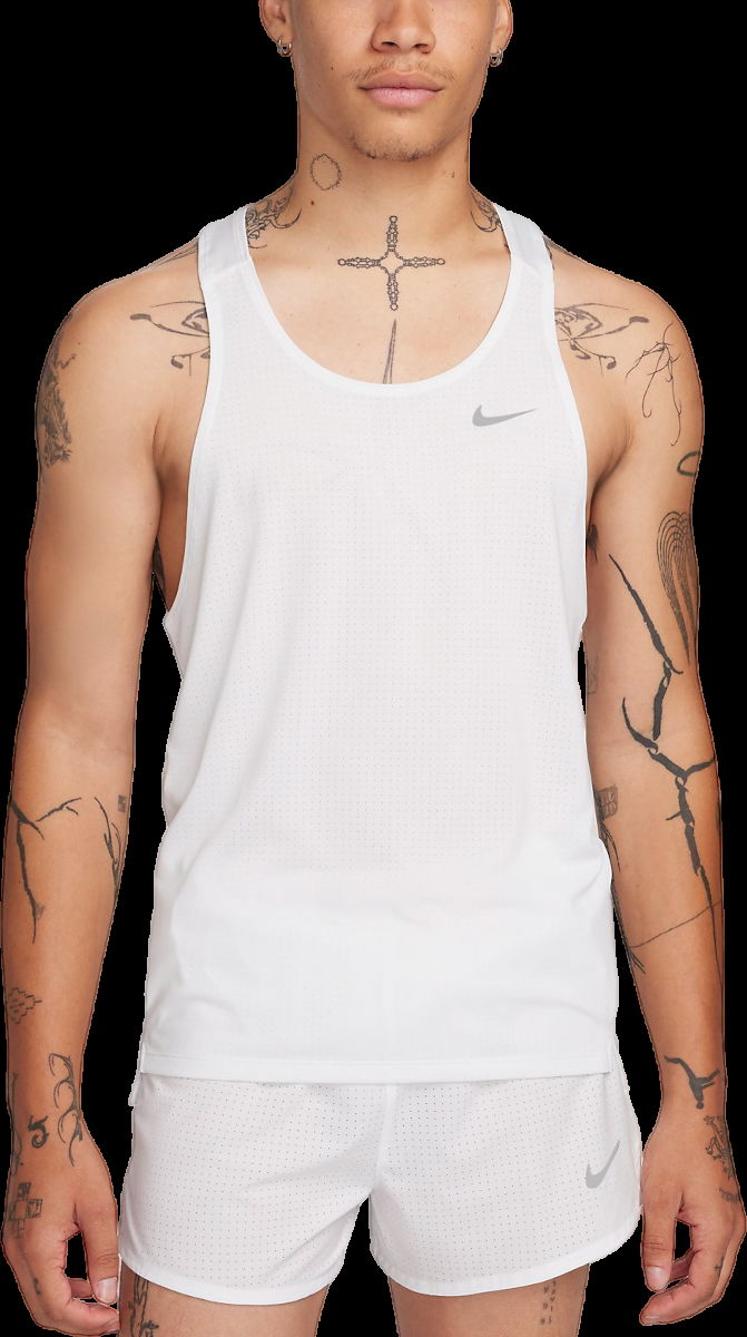 Потник Nike DF FAST SINGLET TOP Бяло | fn4229-121