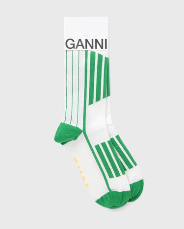 Чорапи GANNI Sporty Socks Бяло | A5762-801, 3