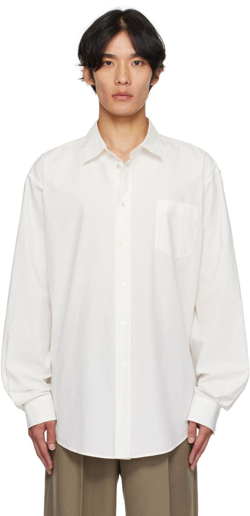 Риза The Row The Row Thane Shirt Бяло | 1131-W4075