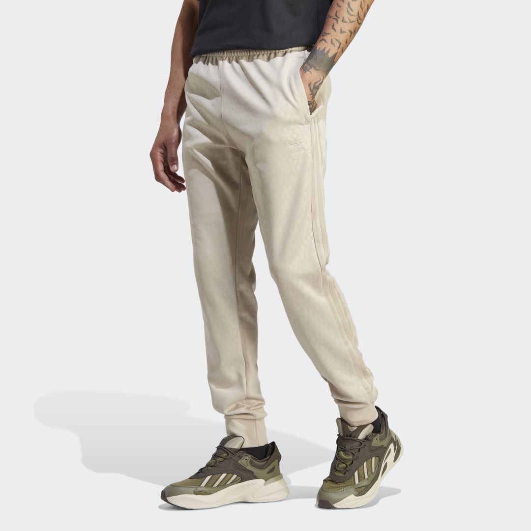 Спортни панталони adidas Originals Graphics Monogram SST Track Pants Бежово | IJ5690, 0