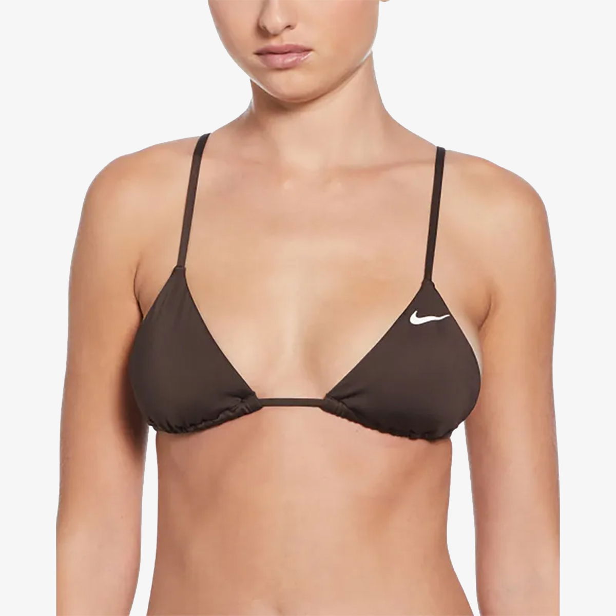 Бански Nike Swim Triangle Bikini Top Кафяво | NESSF239-206, 0