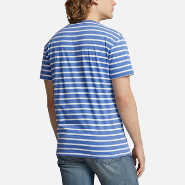 Тениска Polo by Ralph Lauren Polo Ralph Lauren Gestreiftes Classic-Fit Jersey-T-Shirt - New England Синьо | 710934662002, 1
