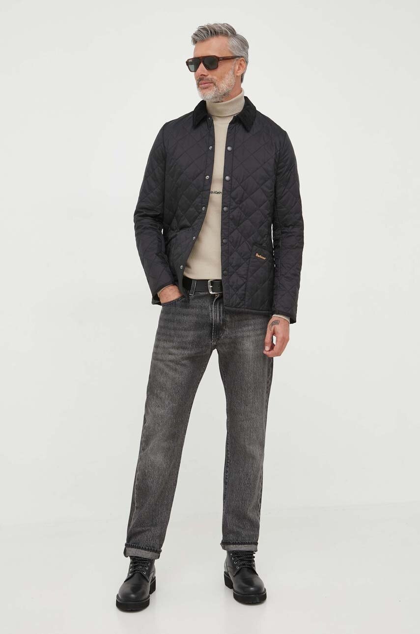 Яке Barbour Transitional Quilted Jacket with Corduroy Collar Черно | MQU0240, 1