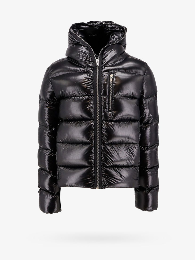 Пухо яке Rick Owens Puffer Jacket With Hood Черно | RU02D6722NLD409