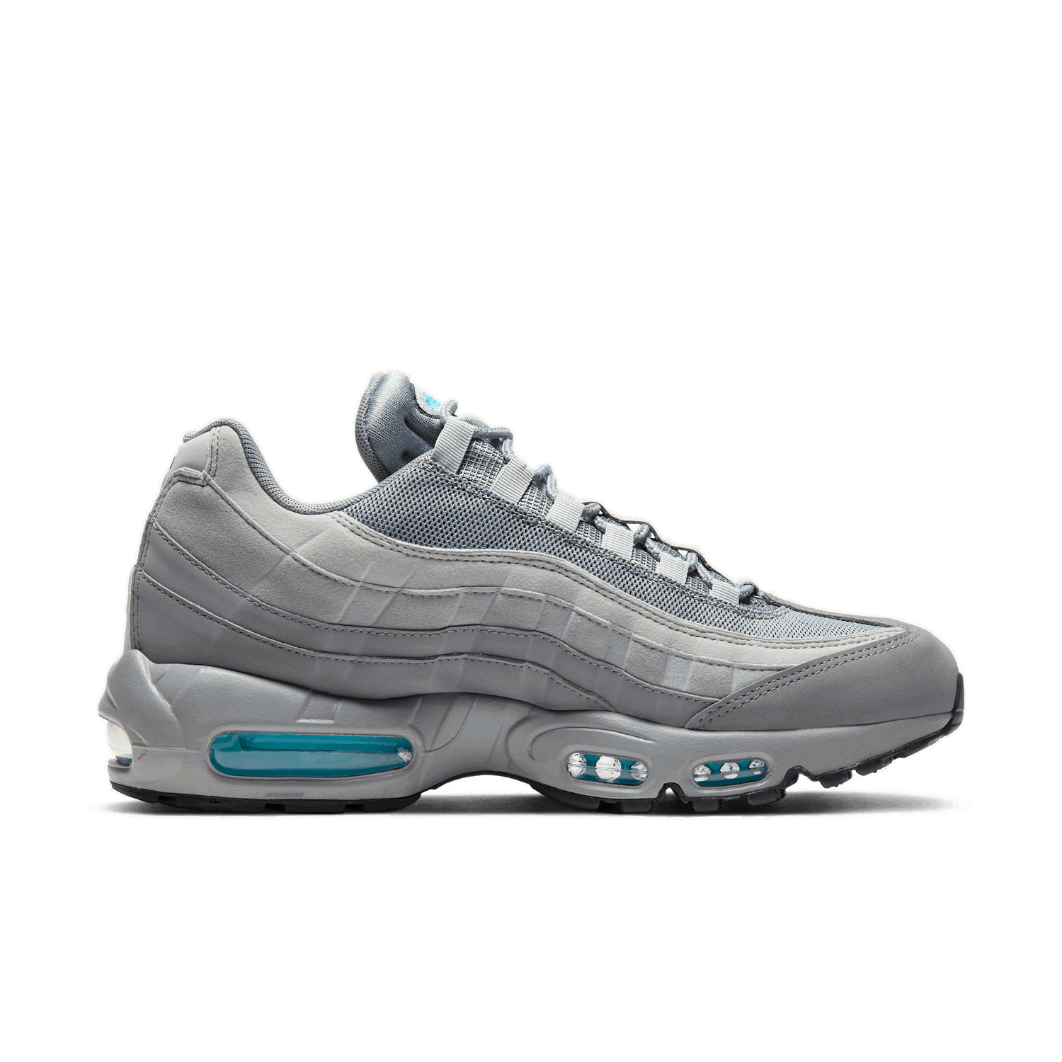 Кецове и обувки Nike Air Max 95 Retro Logo Grey Aqua Сиво | CV1635-001, 1
