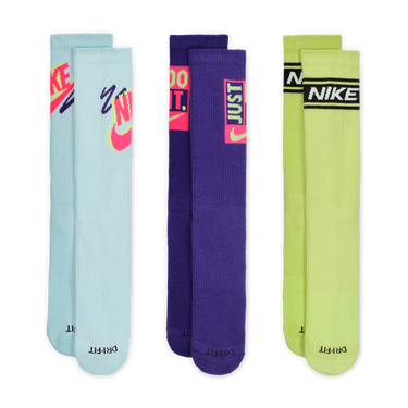 Чорапи Nike Everyday Plus Mid-Calf Socks (3 Pairs) Тюркоазено | HJ9339-903, 1