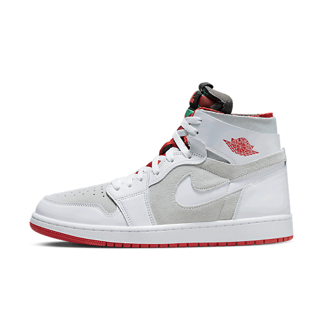 Кецове и обувки Jordan Air Jordan 1 Zoom Air CMFT "Light Silver and True Red" Сиво | CT0978-100, 0