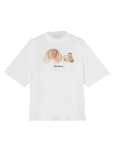 Тениска Palm Angels Bear Loose Tee Бяло | PWAA017C99JER0010160