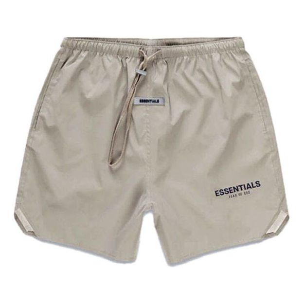 Къси панталони Fear of God Essentials Volley Shorts Бежово | FOG-FW20-353