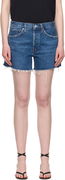 AGOLDE Parker Long Denim Shorts